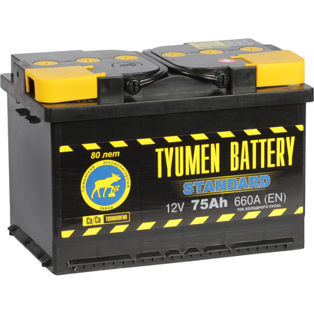 Tyumen Battery АКБ Tyumen Battery Standard 75Ач о/п L3