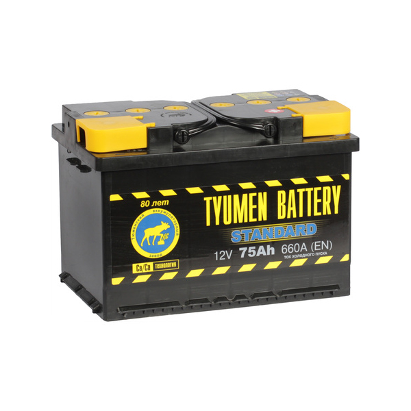 Tyumen Battery АКБ Tyumen Battery Standard 75Ач о/п L3