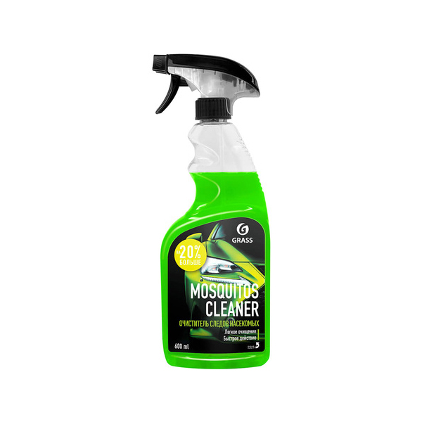 GRASS Очиститель следов насекомых Mosquitos Cleaner спрей 600 мл Grass (art.110372)