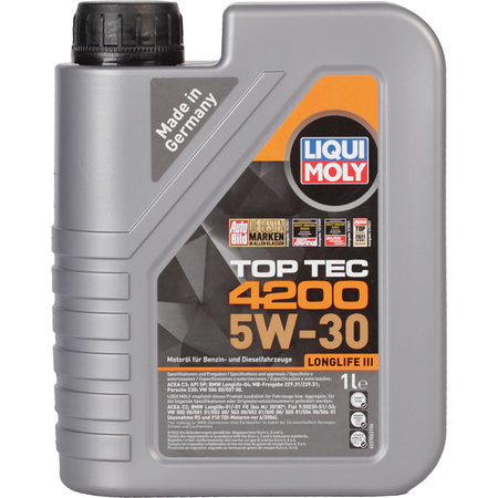 Liqui Moly Масло моторное Liqui Moly Top Tec 4200 5W-30 1л