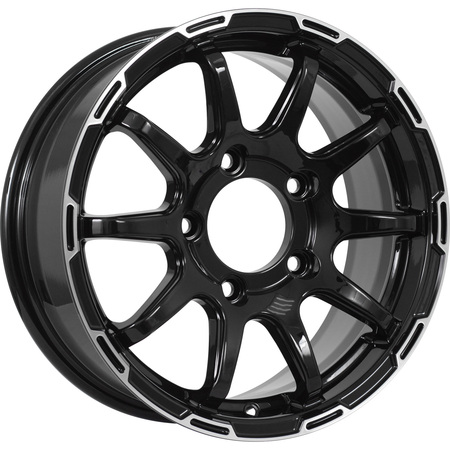 KDW KD1660(КС1113-00) R16x6.5 5x139.7 ET40 CB98.1 Black_Front_Polished