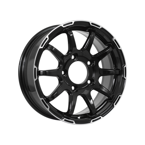 KDW KD1660(КС1113-00) R16x6.5 5x139.7 ET40 CB98.1 Black_Front_Polished