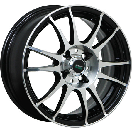 Megami MGM-3 R15x6 4x100 ET46 CB54.1 BKF