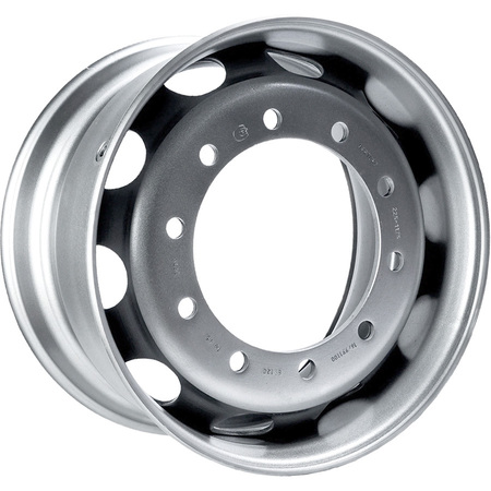 HARTUNG 9911-42 22.5x11.75 10x335 ET135 CB281 Silver 12 мм 4500 кг