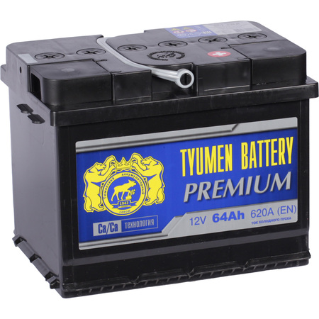 Tyumen Battery АКБ Tyumen Battery Premium 64Ач о/п L2