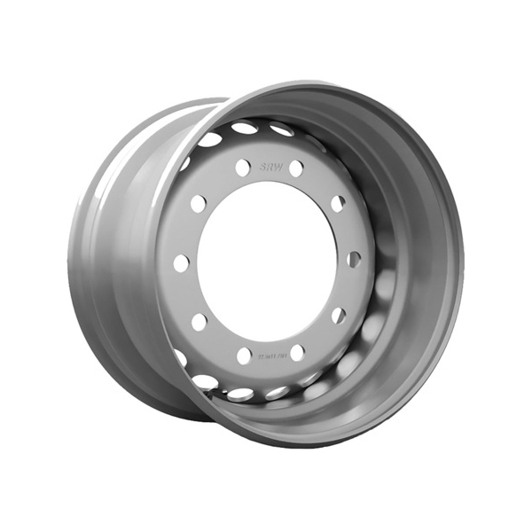 ASTERRO 2401B 24x8.5 10x335 ET166 CB281 Silver  4500 кг Для камерной шины