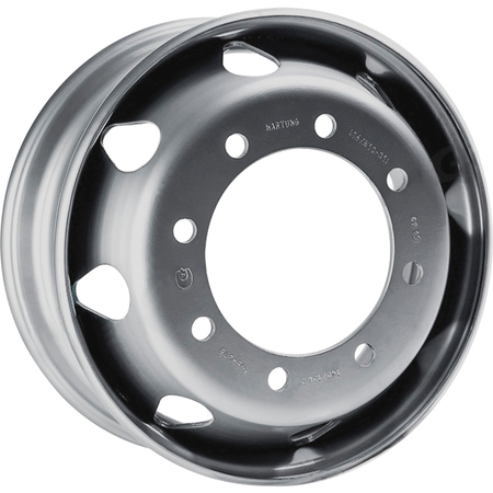 HARTUNG 510-01 19.5x6.75 6x222.25 ET135 CB164 Silver 10 мм 2500 кг