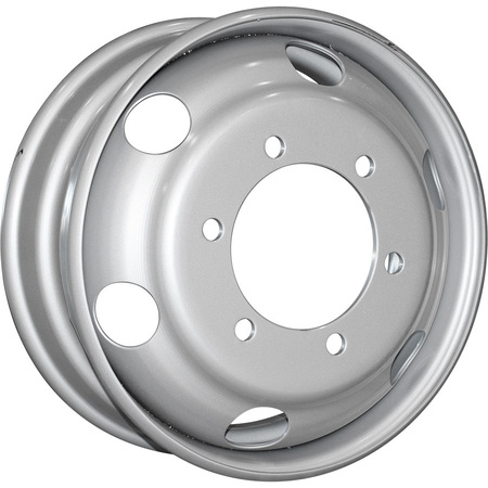 Accuride 356-01 17.5x6 6x222.25 ET127 CB164 Silver 8.7 мм 1800 кг