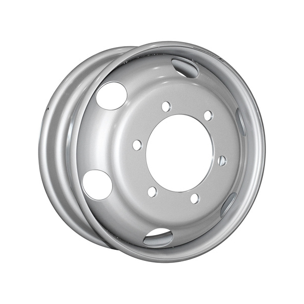 Accuride 356-01 17.5x6 6x222.25 ET127 CB164 Silver 8.7 мм 1800 кг