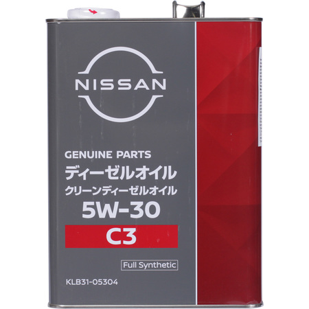 Nissan Масло моторное NISSAN CLEAN DIESEL C3 5W-30 4л