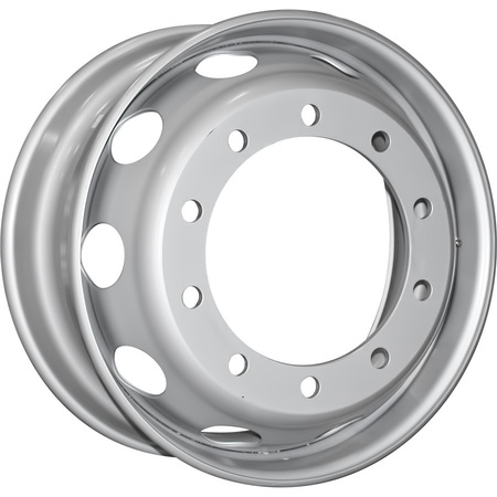 SRW G228204 22.5x8.25 10x335 ET169 CB281 Silver 15.5 мм 3750 кг