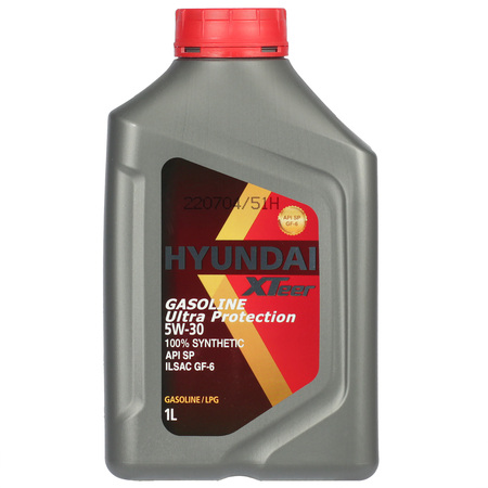 Hyundai Xteer Масло моторное Hyundai Xteer Gasoline Ultra Protection 5W-30 1л