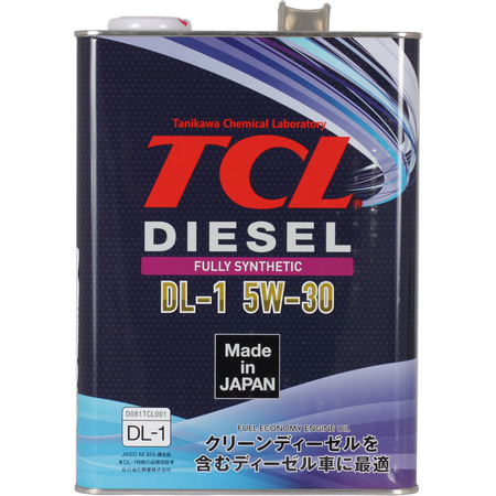 TCL Масло моторное TCL Diesel DL-1 5W-30 4л