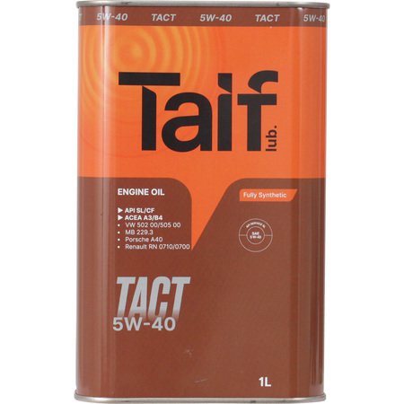 Taif Масло моторное TAIF TACT 5W-40 SL/CF A3/B4 1л