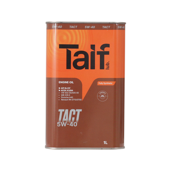 Taif Масло моторное TAIF TACT 5W-40 SL/CF A3/B4 1л