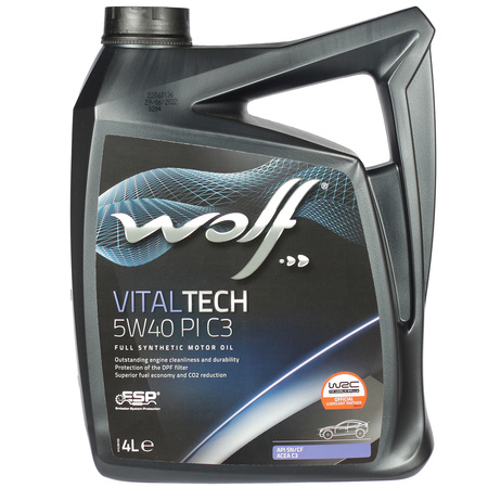 WOLF Масло моторное WOLF VITALTECH 5W-40 PI C3 4л