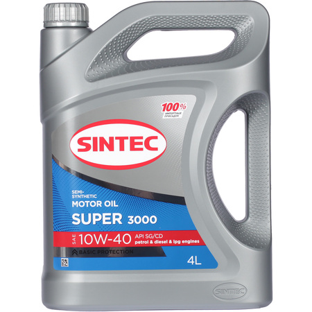 Sintec Масло моторное Sintec Super 3000 10W40 4л