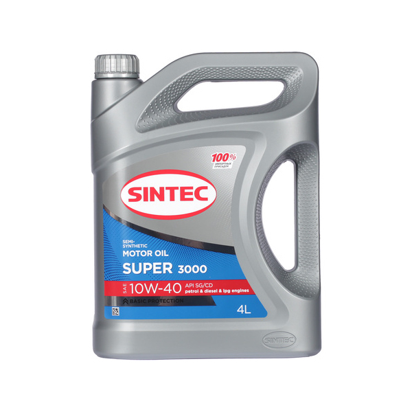 Sintec Масло моторное Sintec Super 3000 10W40 4л