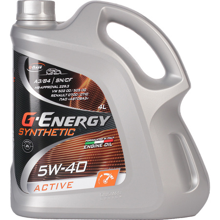 G-Energy Масло моторное G-Energy Synthetic Active 5W-40 4л