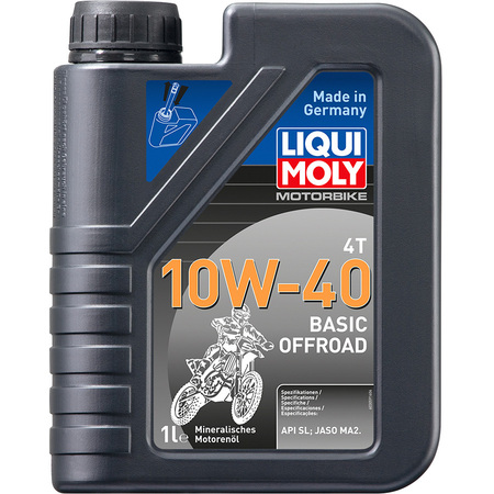 Liqui Moly Масло 4-х тактное Liqui Moly Motorbike 4T Basic Offroad 10W-40 1 л