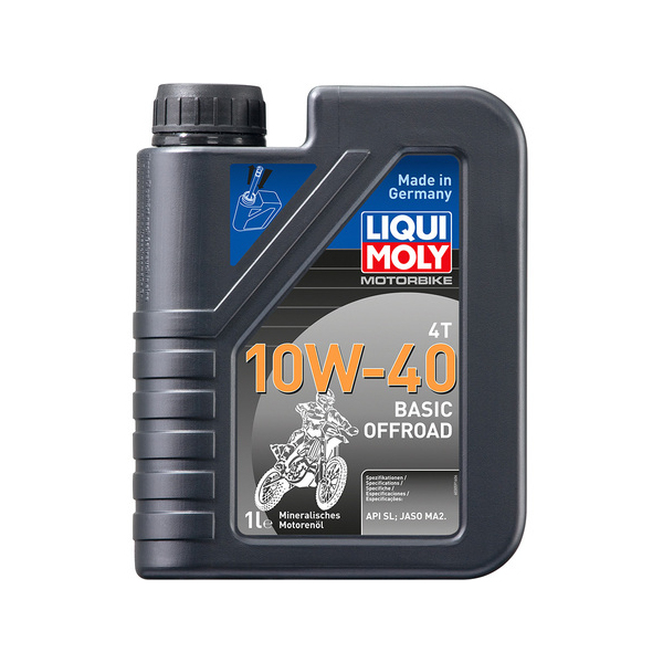 Liqui Moly Масло 4-х тактное Liqui Moly Motorbike 4T Basic Offroad 10W-40 1 л