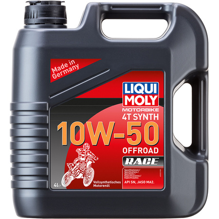 Liqui Moly Масло 4-х тактное Liqui Moly Motorbike 4T Synth Offroad Race 10W-50 4 л