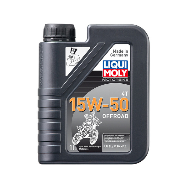 Liqui Moly Масло 4-х тактное Liqui Moly Motorbike 4T Offroad 15W-50 1 л