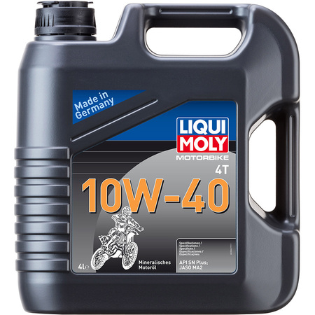 Liqui Moly Масло 4-х тактное Liqui Moly Motorbike 4T Basic Offroad 10W-40 4 л