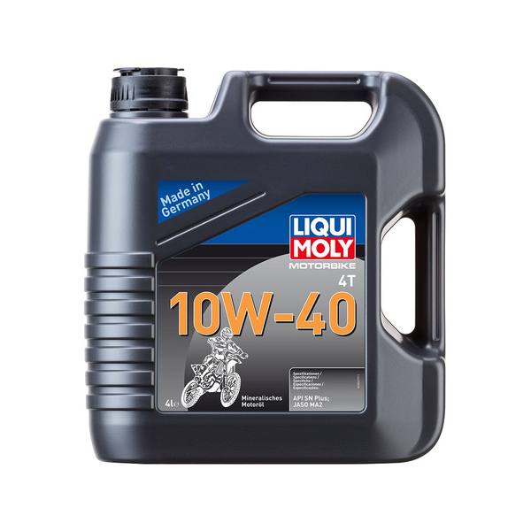 Liqui Moly Масло 4-х тактное Liqui Moly Motorbike 4T Basic Offroad 10W-40 4 л